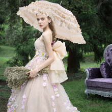 Load image into Gallery viewer, Manufacturer sells wedding umbrella, Bridesmaid umbrella, cos lace princess, Lace Umbrella pink system