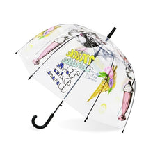 Load image into Gallery viewer, Laser Umbrella Unicorn Kids Umbrellas Rainbow Film Colour Changing Umbrella Children Transparent Umbrellas Dropshipping