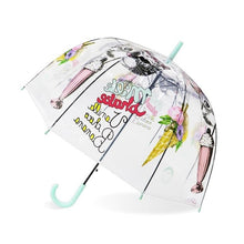 Load image into Gallery viewer, Laser Umbrella Unicorn Kids Umbrellas Rainbow Film Colour Changing Umbrella Children Transparent Umbrellas Dropshipping
