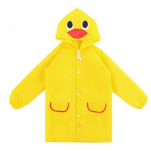 Load image into Gallery viewer, 1PCS Children's cartoon raincoat Korean children's rain gear Cute baby poncho household goods playground Songkran Festival
