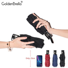 Load image into Gallery viewer, Mini Automatic Umbrella Rain Women 5Folding Fashion Small Umbrella Women Ultralight UV Parasol Travel Outdoor Kids Men Umbrella
