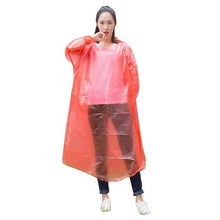 Load image into Gallery viewer, 1PCS Unisex Disposable Raincoat Adult Emergency Waterproof Hood Poncho Travel Camping Must Rain Coat Clear Rainwear Suit
