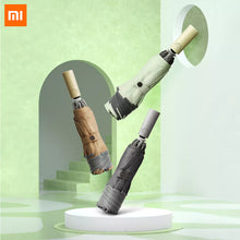 Load image into Gallery viewer, Xiaomi Mijia Tri-folding Automatic Umbrella Sunny Rainy Aluminum Windproof UV Reflective Umbrella For Male Female Summer Winter
