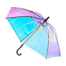 Load image into Gallery viewer, Laser Umbrella Unicorn Kids Umbrellas Rainbow Film Colour Changing Umbrella Children Transparent Umbrellas Dropshipping

