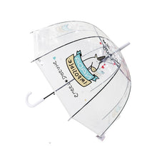 Load image into Gallery viewer, Laser Umbrella Unicorn Kids Umbrellas Rainbow Film Colour Changing Umbrella Children Transparent Umbrellas Dropshipping
